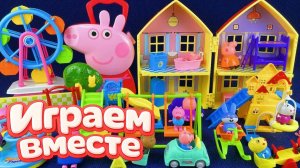АСМР ИГРУШКИ ИЗ МУЛЬТИКА СВИНКА ПЕППА ДЛЯ ДЕТЕЙ ! НОВОГОДНИЕ ИГРУШКИ ОТ ПЕППЫ ! ДОМИК СВИНКИ