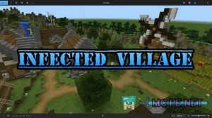 Minecraft 1.21.1 - защищаю дом общежития в заражённой деревне