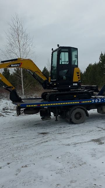 #Загрузили #мини #Экскаватор #SANY #SY35U #спецтехника #тюмень 8-912-392-47-31 Сергей #2026 #excavio