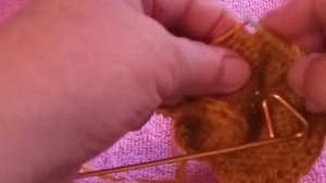 Вяжем прорезной карман.