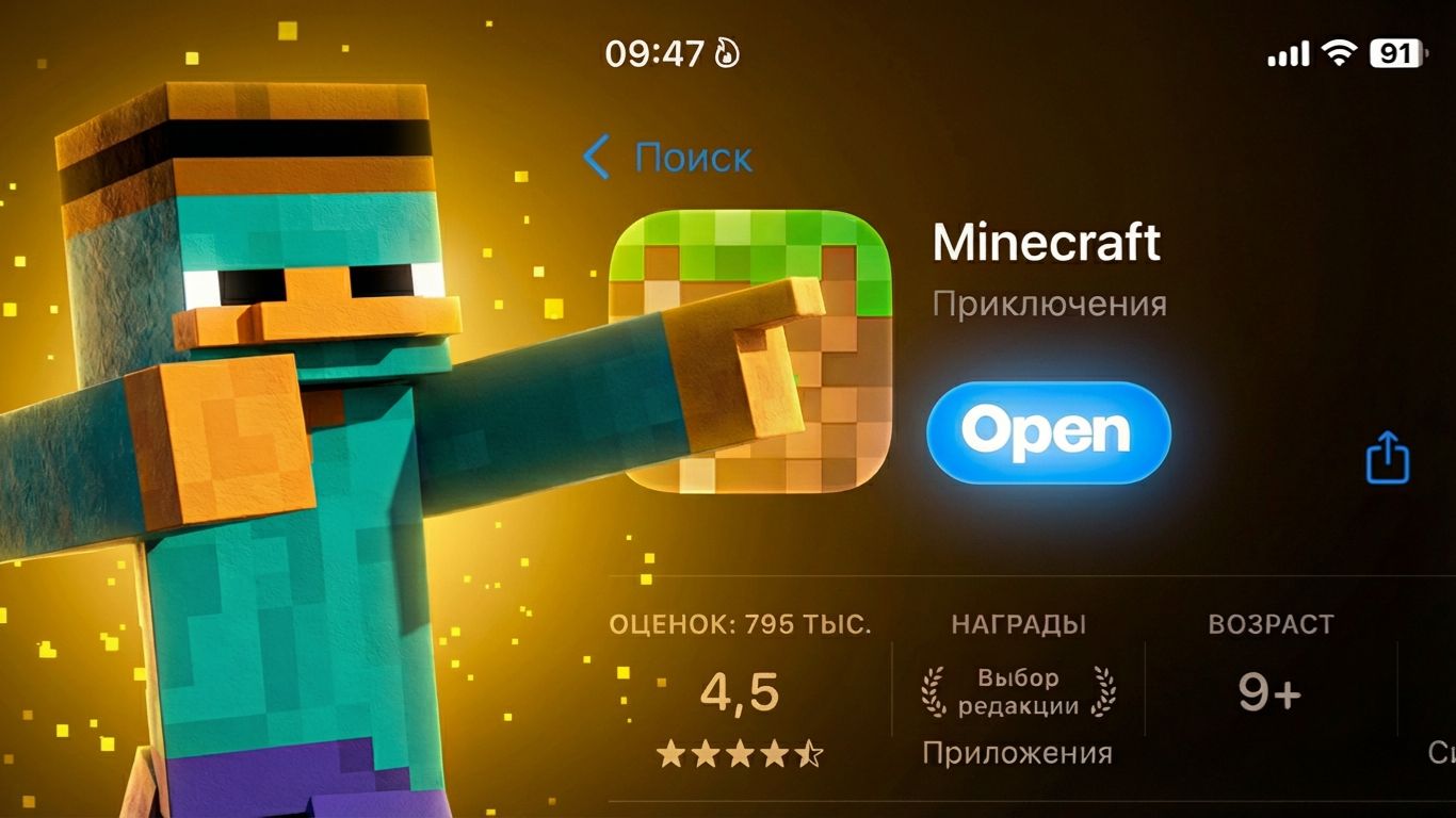 КАК СКАЧАТЬ МАЙНКРАФТ НА АЙФОН БЕСПЛАТНО? ❘ 2026 смотреть онлайн