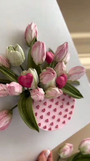 Идея для презента из зефира на 14 февраля