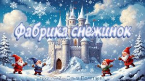 Фабрика снежинок  - авторская песня для детей и взрослых - подробности в описании-