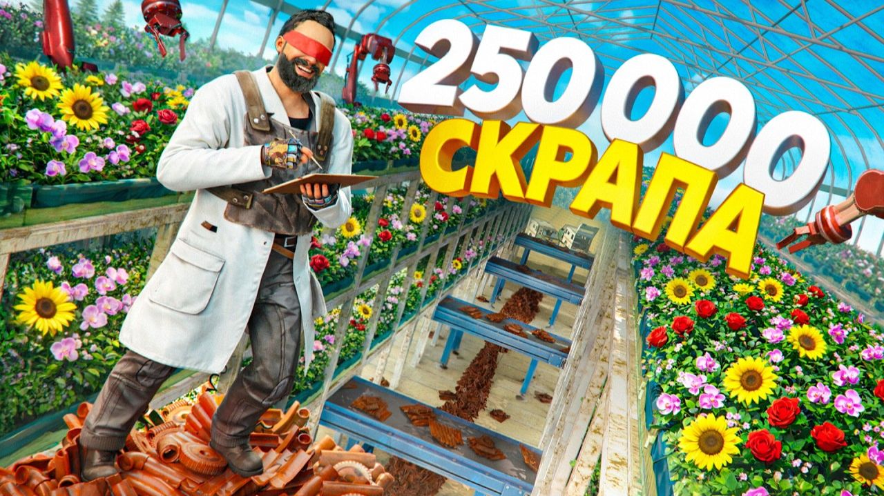 250 000 СКРАПА приносит моя УМНАЯ ФЕРМА в Rust Раст - слипер смотреть онлайн