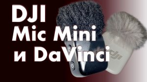 Как запись звука с DJI Mic Mini выглядит в DaVinci?