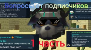 ОТВЕЧАЮ НА ВОПРОСЫ ОТ ПОДПИСЧИКОВ 1 часть