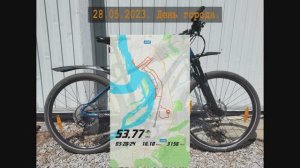 50 км на велосипеде по Хабаровску под расслабляющую музыку.