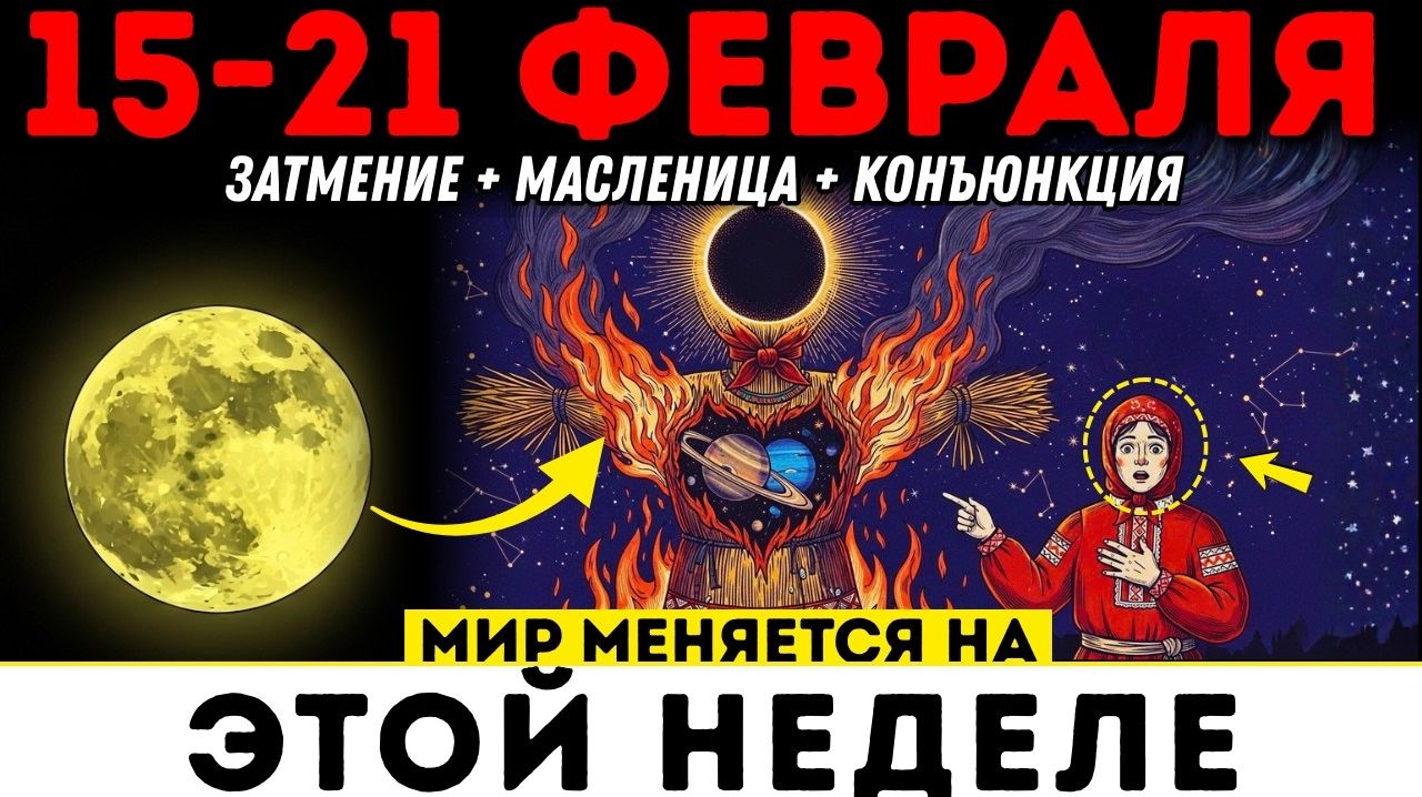 ВНИМАНИЕ!🔊 15-21 февраля – неделя, которая ИЗМЕНИТ следующие 36 ЛЕТ!❤️ смотреть онлайн