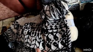 связала свою круглую кокетку,начало нового проекта.