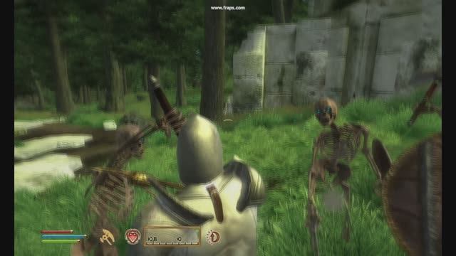 The Elder Scrolls OBLIVION, новые скелеты и зомби