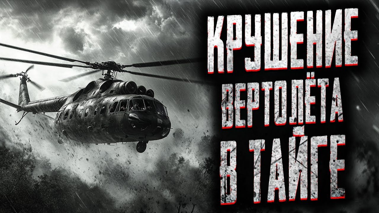 Крушение вертолета в тайге. Страшные истории на ночь. Мистика. Страшилки на ночь. смотреть онлайн