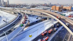 Собянин: в Москве за три года построят 283 километра новых дорог