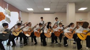 Олег Киселев "Уличный кот", исп. ансамбль гитаристов ДШИ №55г. Новокузнецк