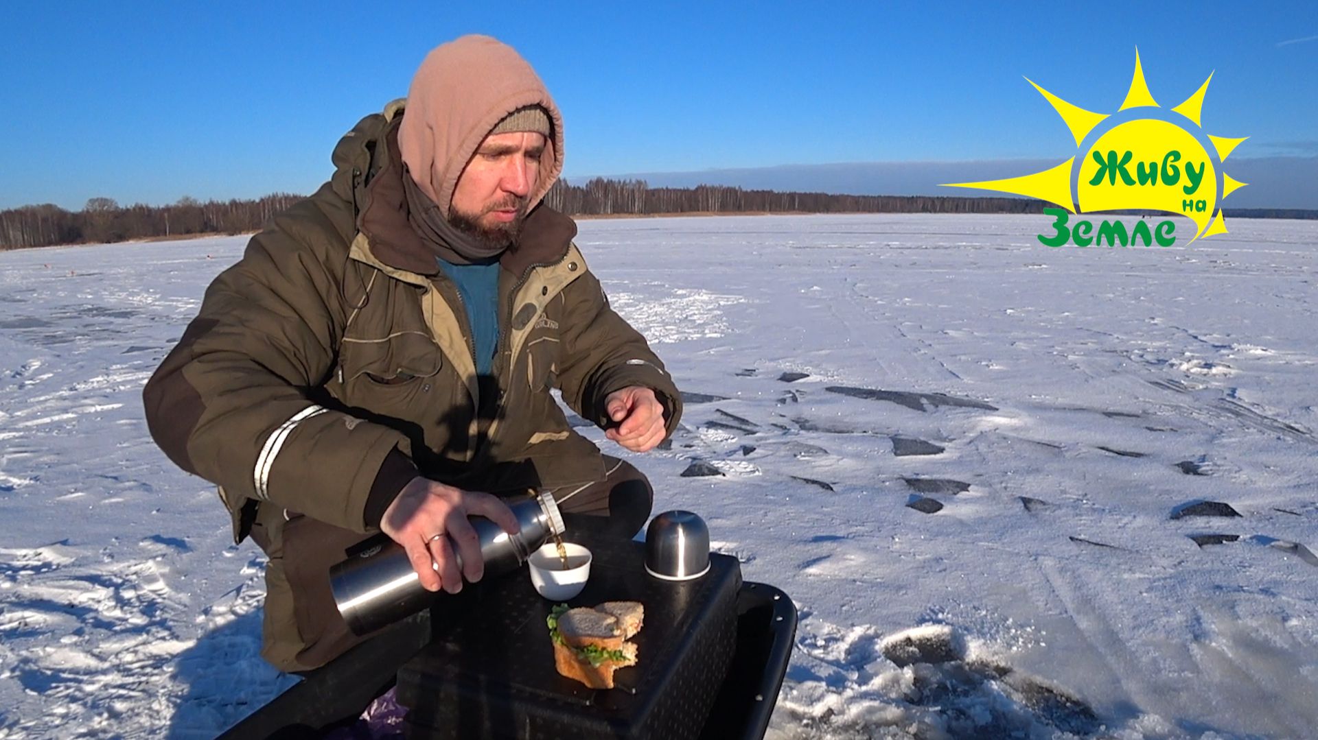 Зима. Рыбалка на жерлицы. Ловля судак и берша смотреть онлайн