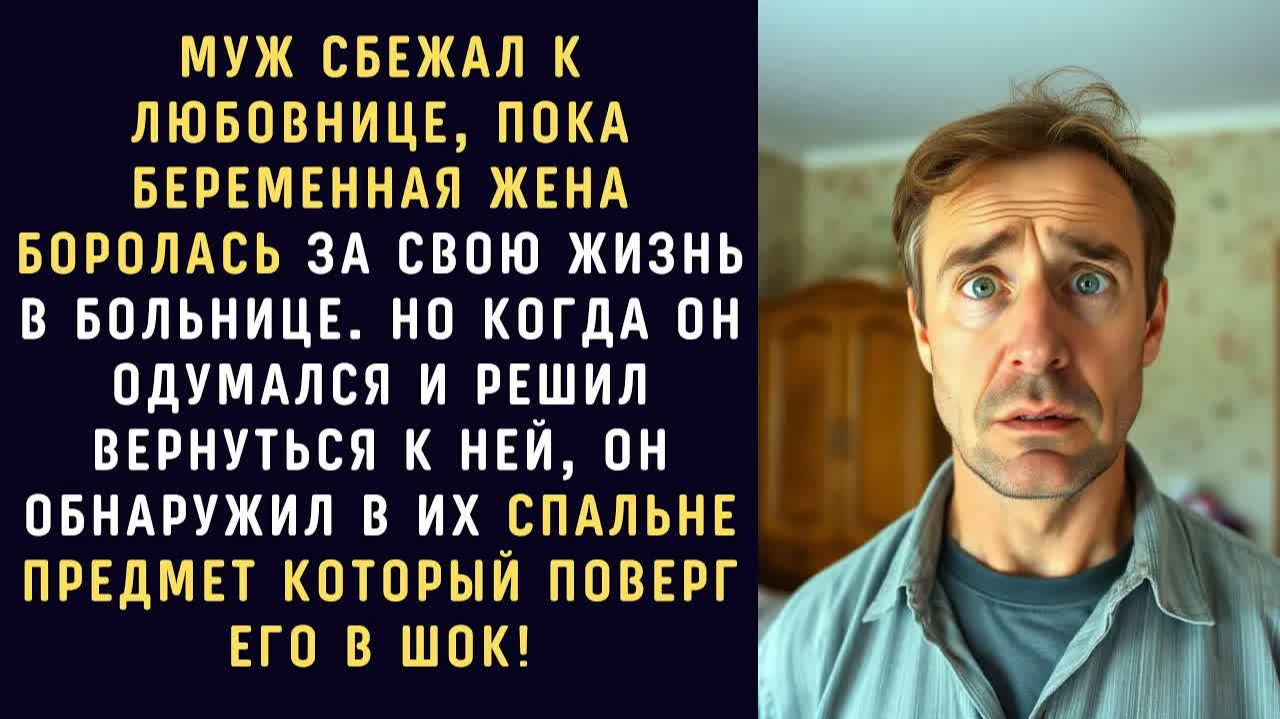 МУЖ сбежал к ЛЮБОВНИЦЕ, пока БЕРЕМЕННАЯ жена боролась ЗА свою ЖИЗНЬ в больнице... смотреть онлайн