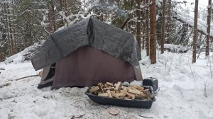 Огромная щука на жерлицу в марте .Селигер