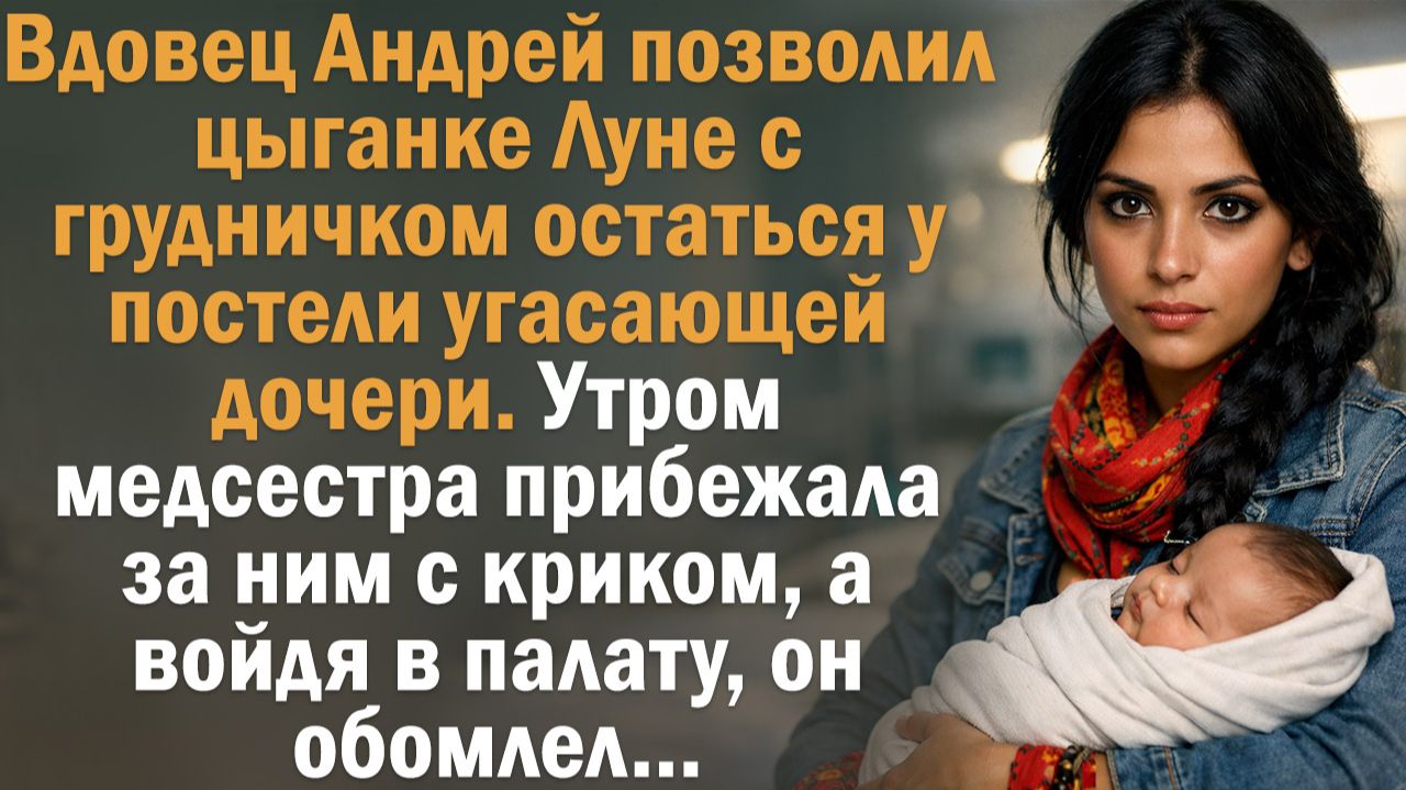Вдовец Андрей позволил цыганке Луне с грудничком остаться у постели дочери. Утром смотреть онлайн