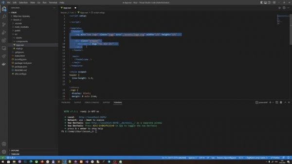 Занятие 2. Установка Vue JS