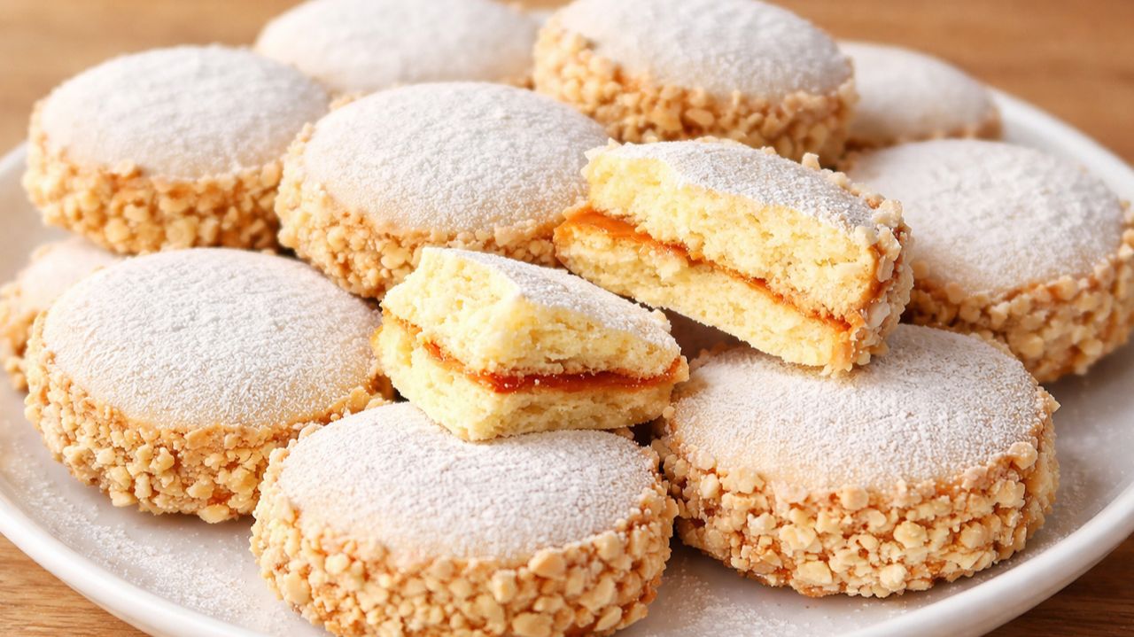 Тает во рту за секунды! Печенье с начинкой - Нереально нежное и вкусное смотреть онлайн