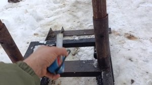 Подставка для раскатки трактора