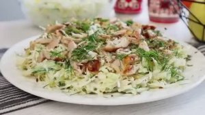 Салат "ЕВА" Я не ожидала такого вкуса от простого салата с пекинской капустой!