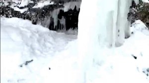 Замёрзший лёд на Молодетском кургане недалеко от Тольятти 3 камера