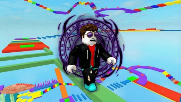 Roblox. Обби но я проклят в Roblox. Видео от Sam Game.