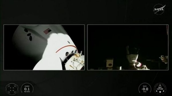 Корабль Crew Dragon, в экипаж которого входит российский космонавт Андрей Федяев, успешно…🔽🔽🔽