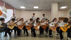 Олег Киселев "Уличный кот", исп. ансамбль гитаристов ДШИ №55г. Новокузнецк