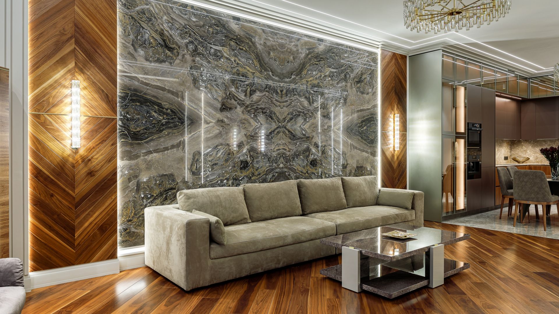 Квартира в ЖК Садовые Кварталы 140 м2 смотреть онлайн