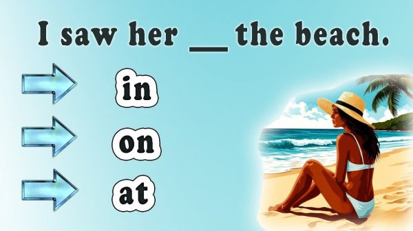 Чтобы Вас правильно поняли➡ Изучаем AT IN ON