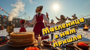 Масленица к нам пришла...