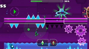 Открыл уровень deadlocked в geometry dash.