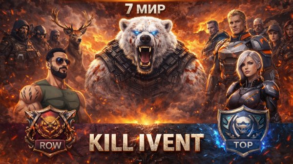 Age Of Origins(Sunrise). Сильнейший командир/KILL IVENT/7 мир