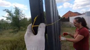 Как ЛЕГКО сделать ГЛУХОЙ забор между СОСЕДОМ своими руками Процесс от А до Я