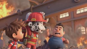 Щенячий патруль пожарные спасатели супергерой собаки мчс спасли детей детский мультик