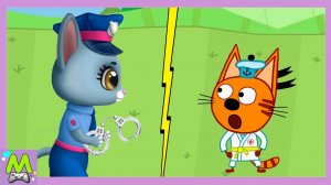 Три Кота Спортсмены против Котов Грабителей.Кто Лучше в Мультяшных Играх Бегалках