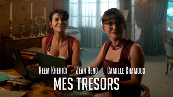 Jean Reno, Reem Kherici, Camille Chamoux (Mes Tresors, 2017)