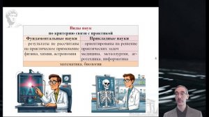 3.4. Наука. Естественные и социально-гуманитарные науки. Роль науки в развитии общества