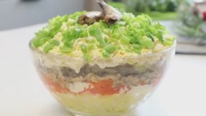 Самый Лучший Салат со шпротами "Балтийский" Вы влюбитесь снова в этот вкус!