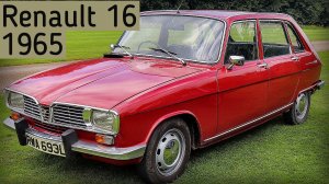 Renault 16 1965 года Французский автомобиль Иномарки на дорогах СССР
