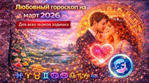 Любовный гороскоп на март 2026 | Для всех знаков зодиака