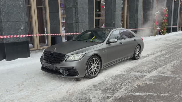 Mercedes S63 AMG - немецкий лайнер по шикарной цене! смотреть онлайн