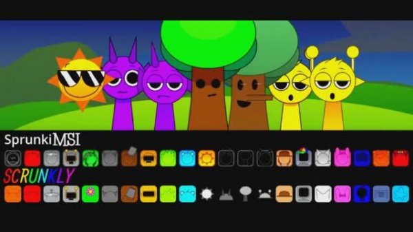 Sprunki - MSI and Scrunkly Mashed.