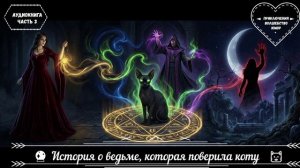 🎧АУДИОКНИГА ПОЛНОСТЬЮ 🔮 История о ведьме, которая поверила коту   🐱 ЧАСТЬ  3️⃣