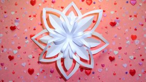 Простые бумажные цветы к 8 марта