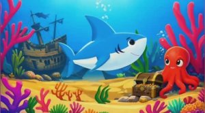 Акуленок тайны знает