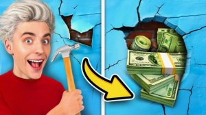 ВЛАД А4 - 16 Способов СПРЯТАТЬ ДЕНЬГИ Дома !