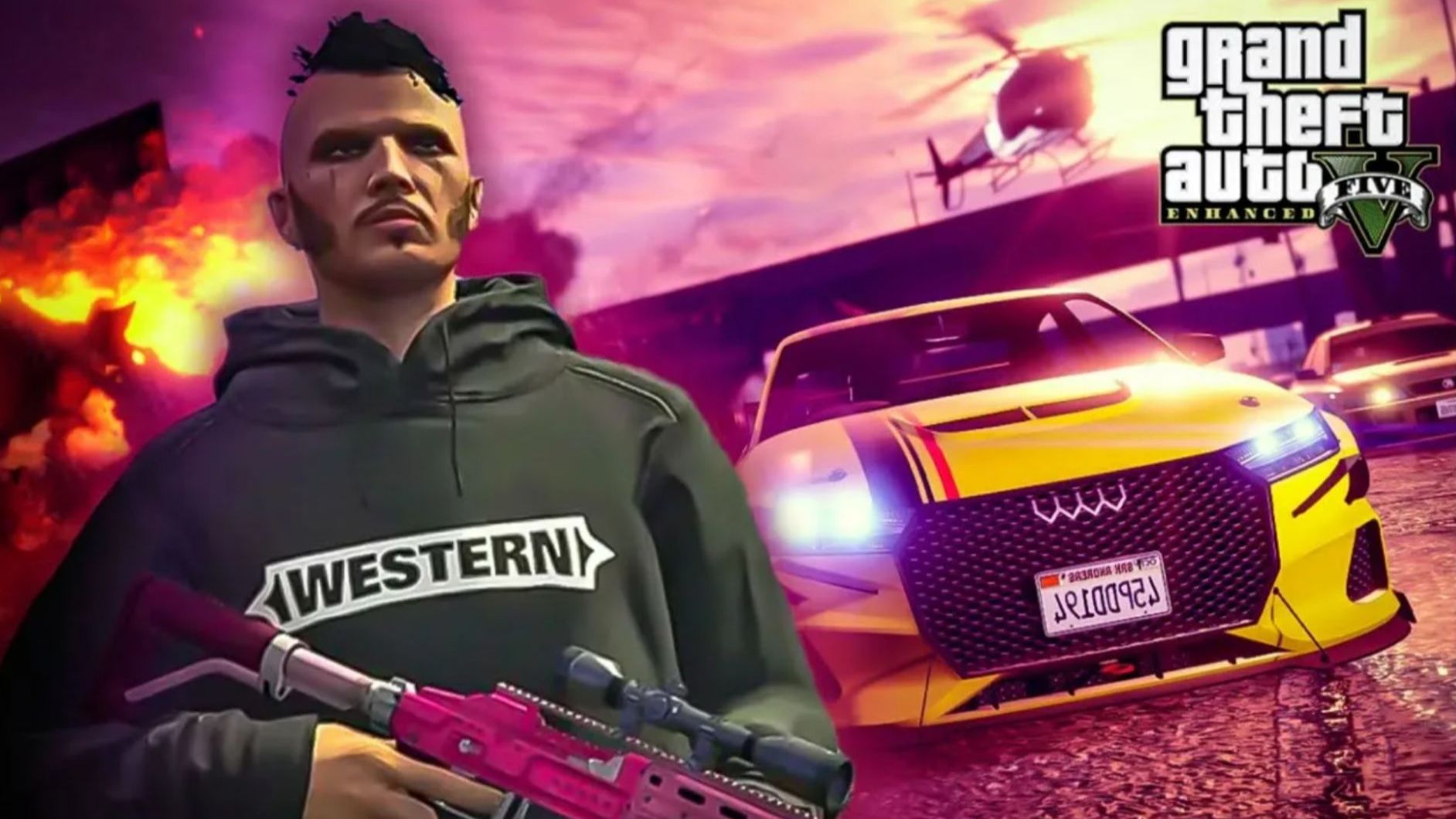 Grand Theft Auto V Enhanced игра с братишкой. смотреть онлайн