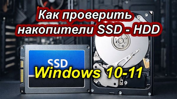 Как проверить SSD и HDD диски накопители на живучесть в Windows 10 -11